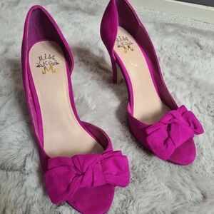 Miss KG Fuchsia Bow Heels